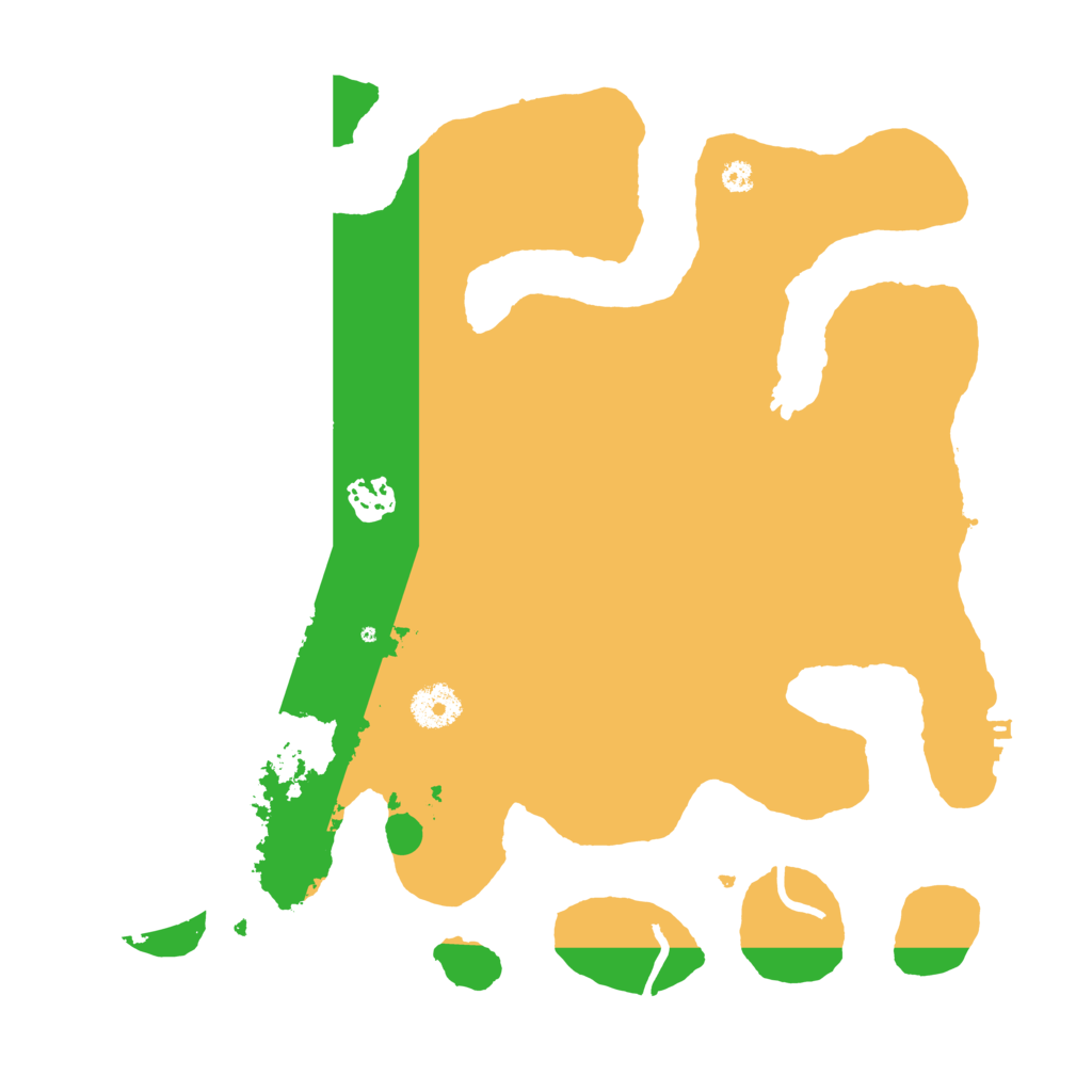 Biome Rust Map: Procedural Map, Size: 3500, Seed: 9088