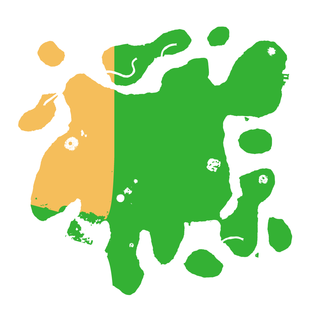 Biome Rust Map: Procedural Map, Size: 3500, Seed: 26936