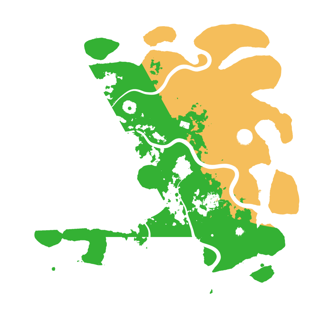 Biome Rust Map: Procedural Map, Size: 3500, Seed: 224142909