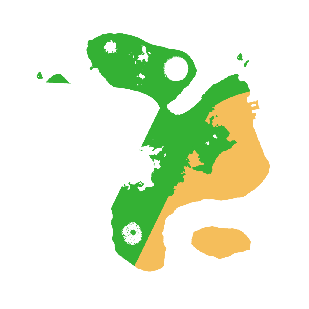 Biome Rust Map: Procedural Map, Size: 2250, Seed: 25000