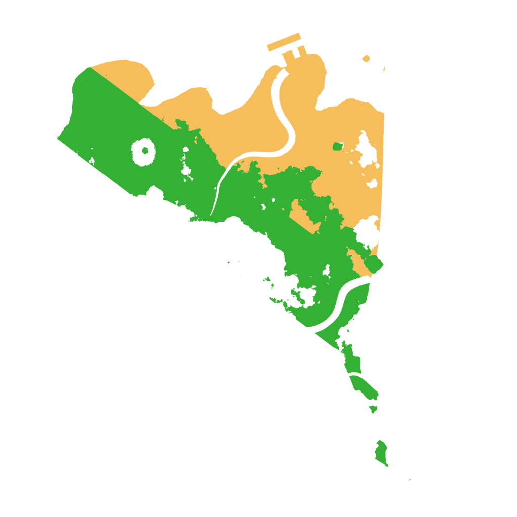 Biome Rust Map: Procedural Map, Size: 3000, Seed: 2079106008
