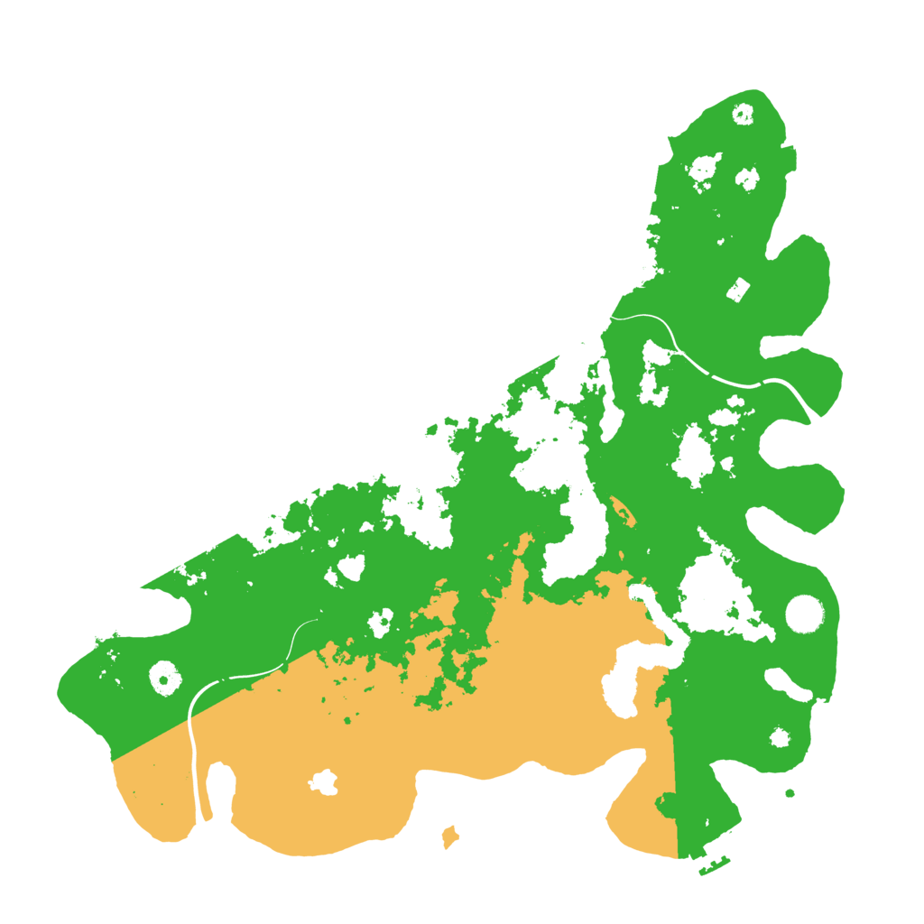 Biome Rust Map: Procedural Map, Size: 4250, Seed: 520520520