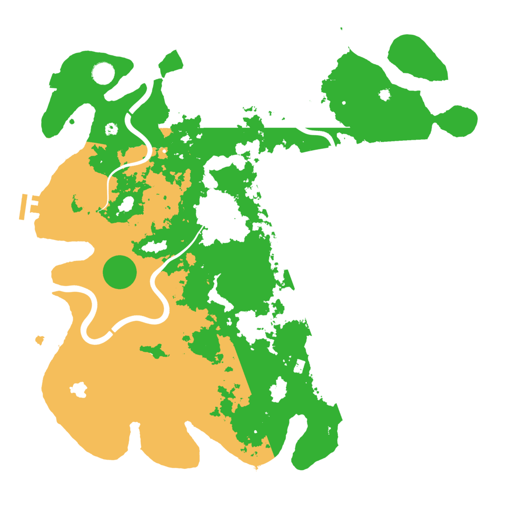 Biome Rust Map: Procedural Map, Size: 4000, Seed: 142