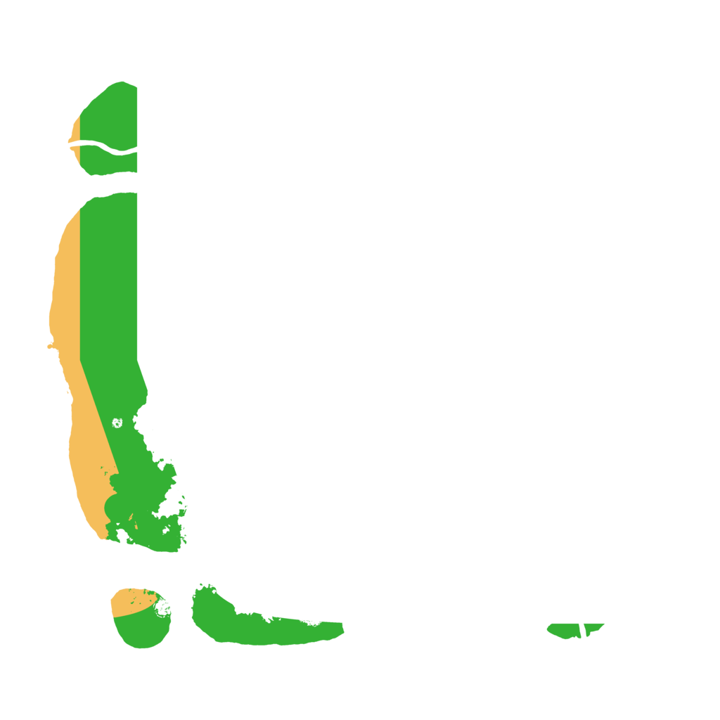 Biome Rust Map: Procedural Map, Size: 3500, Seed: 300616653