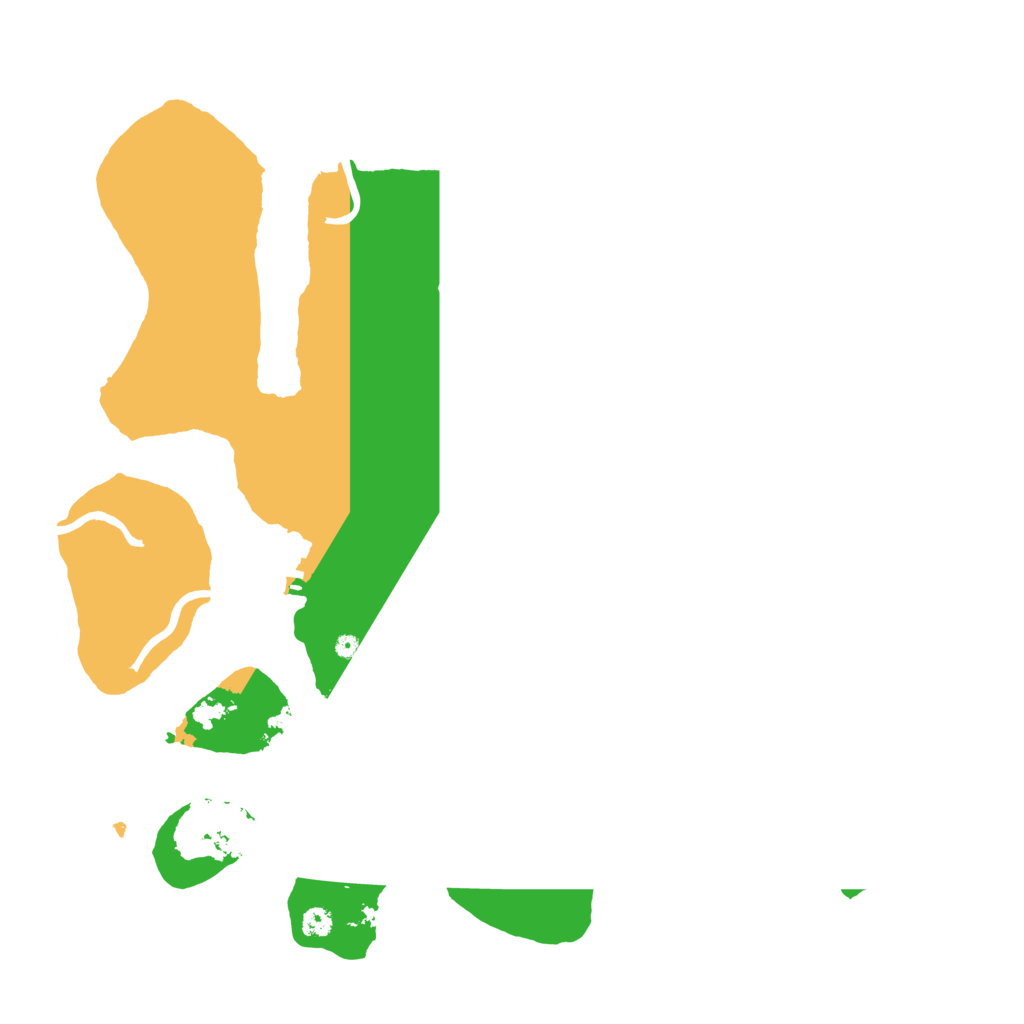 Biome Rust Map: Procedural Map, Size: 3500, Seed: 742