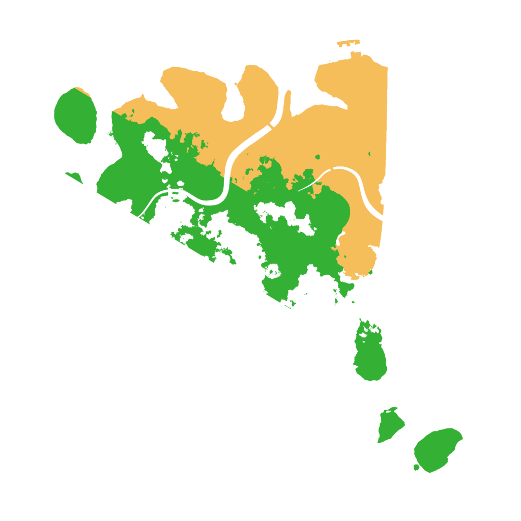 Biome Rust Map: Procedural Map, Size: 3500, Seed: 5504748