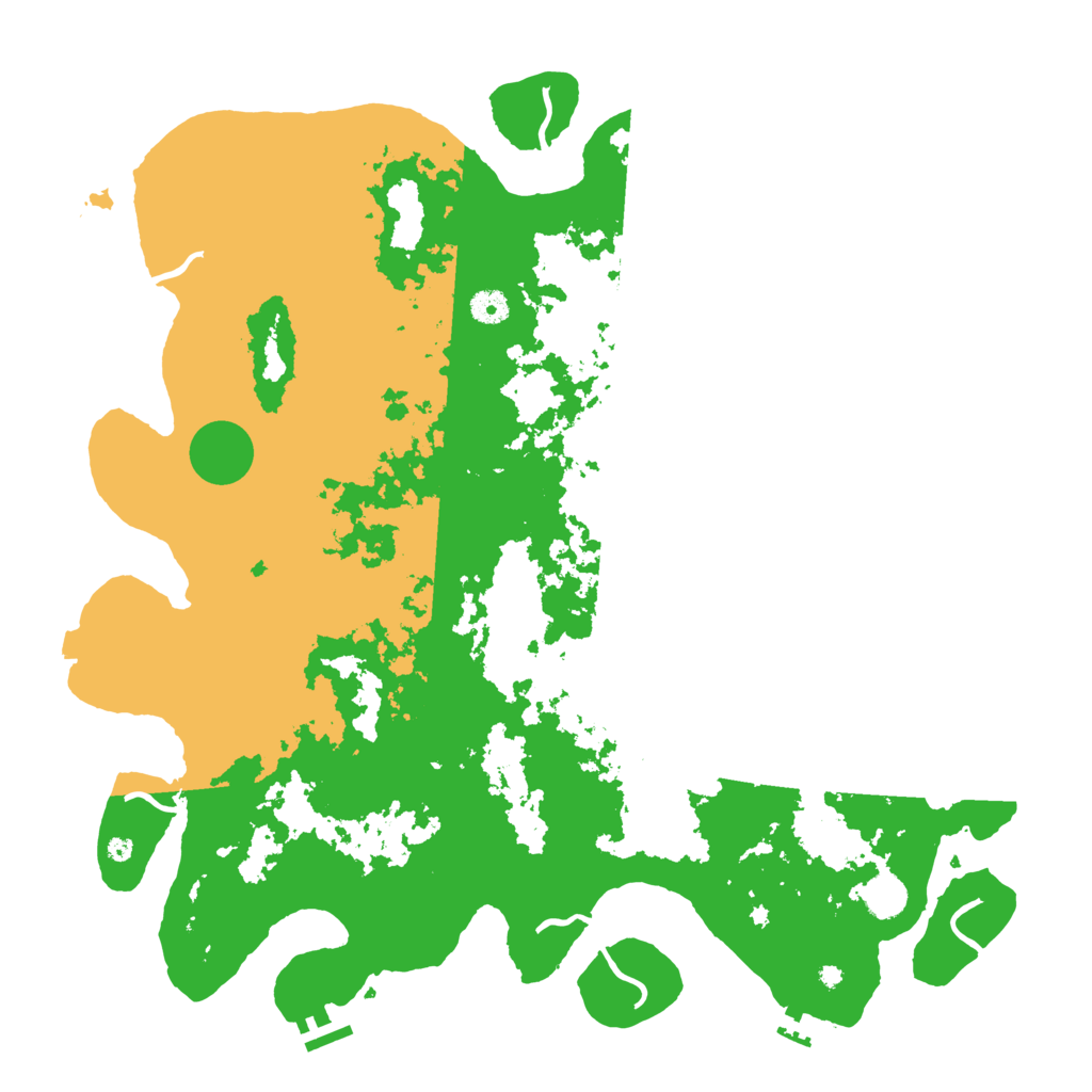 Biome Rust Map: Procedural Map, Size: 4500, Seed: 2342