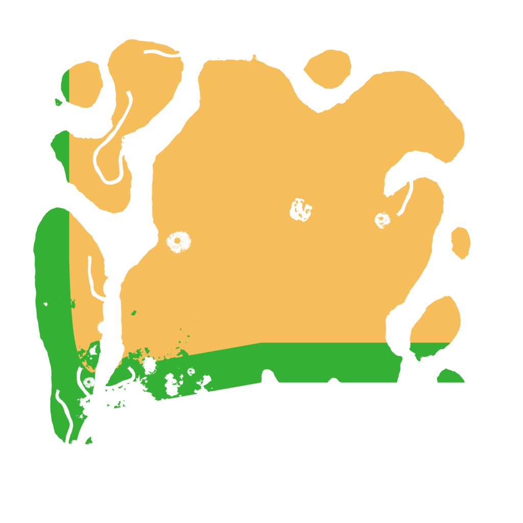 Biome Rust Map: Procedural Map, Size: 3500, Seed: 69690690