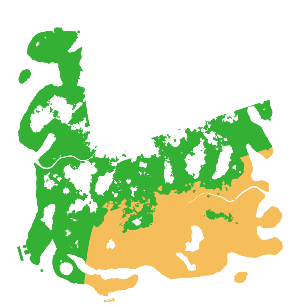 Biome Rust Map: Procedural Map, Size: 4250, Seed: 106807122