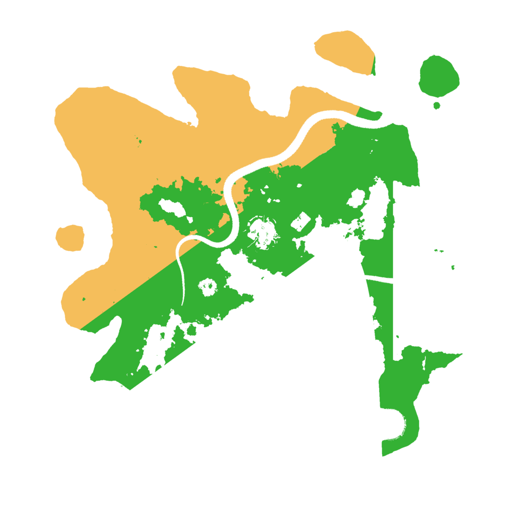 Biome Rust Map: Procedural Map, Size: 3000, Seed: 1339993177