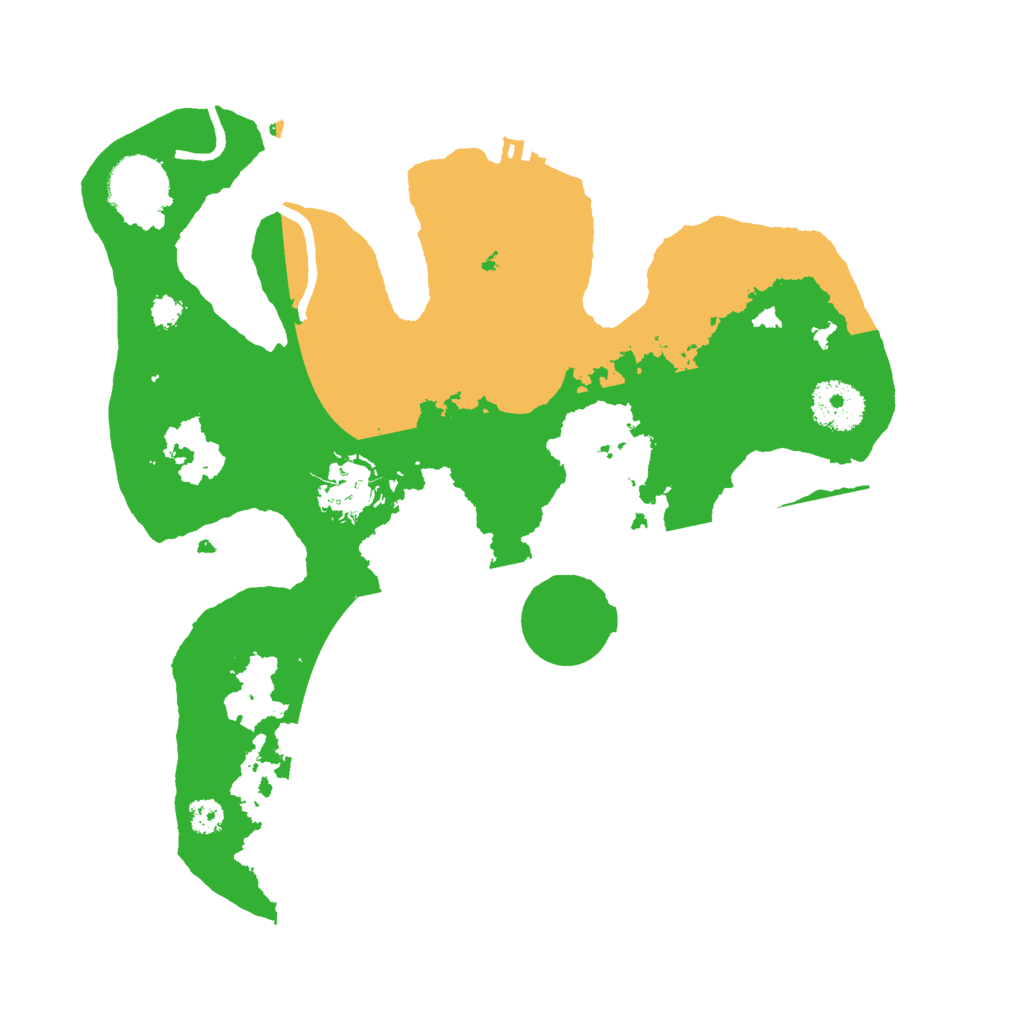 Biome Rust Map: Procedural Map, Size: 3000, Seed: 1036927131