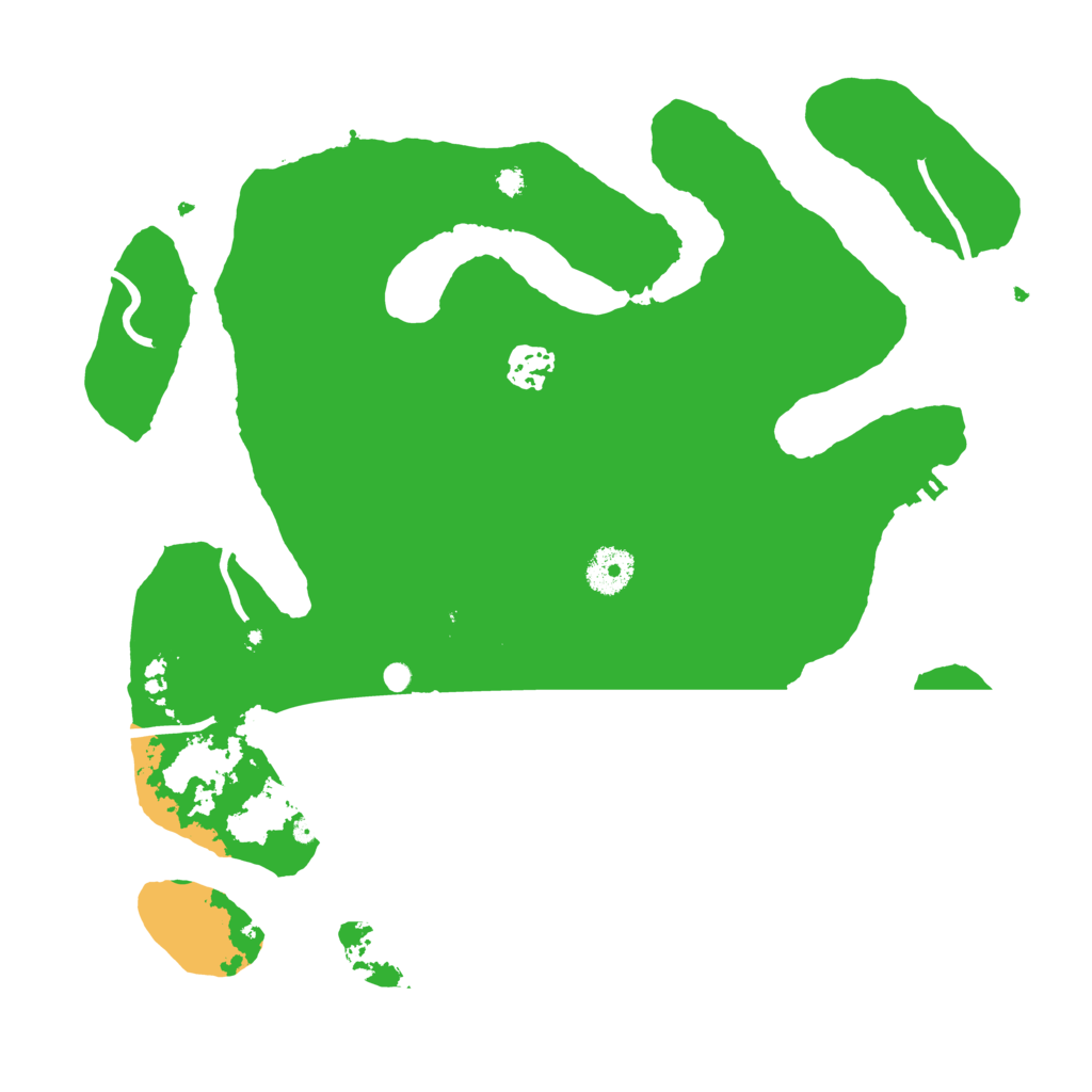 Biome Rust Map: Procedural Map, Size: 3500, Seed: 18766544