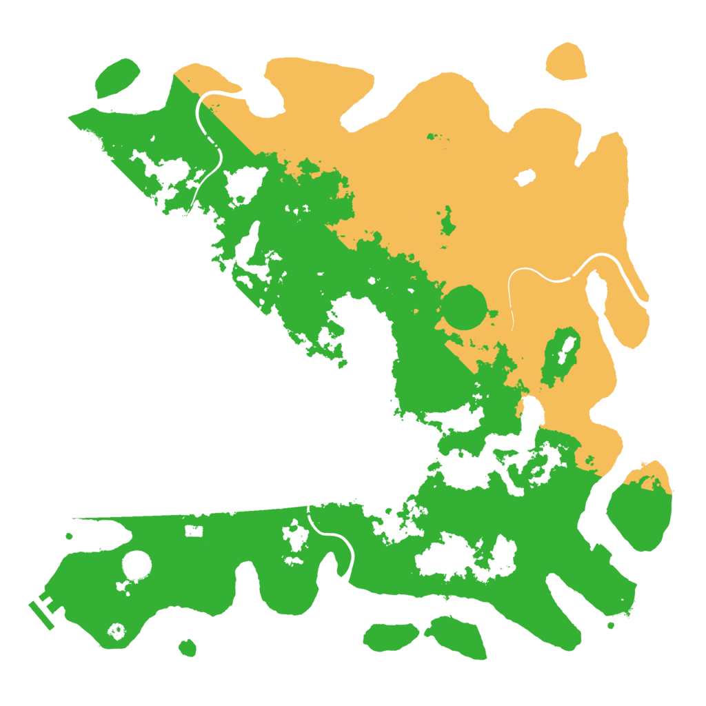Biome Rust Map: Procedural Map, Size: 4250, Seed: 881170899