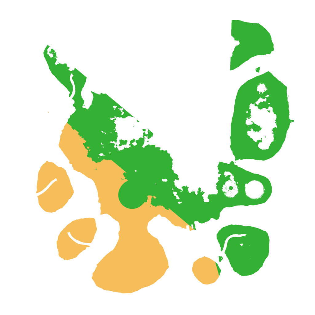 Biome Rust Map: Procedural Map, Size: 3000, Seed: 181792