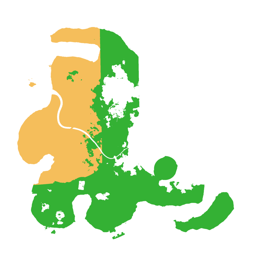 Biome Rust Map: Procedural Map, Size: 3000, Seed: 633710