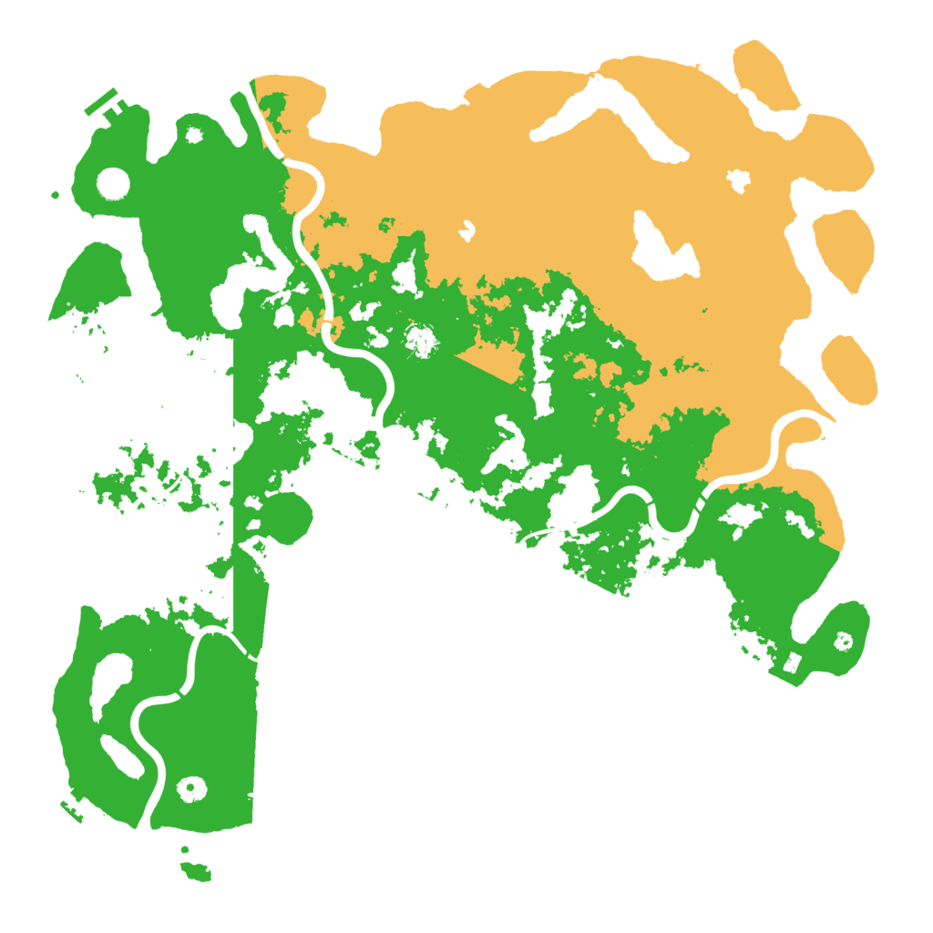Biome Rust Map: Procedural Map, Size: 5000, Seed: 137