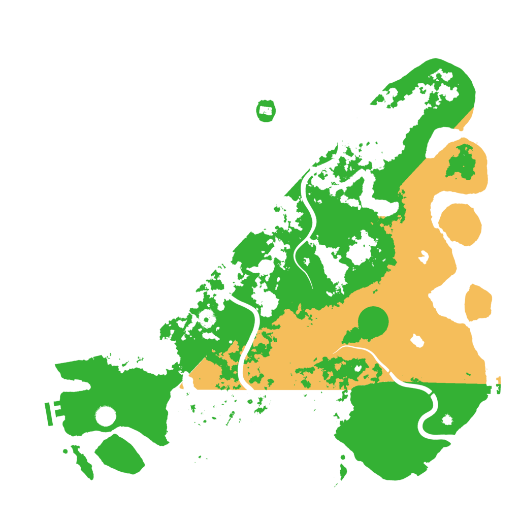 Biome Rust Map: Procedural Map, Size: 4500, Seed: 899025682