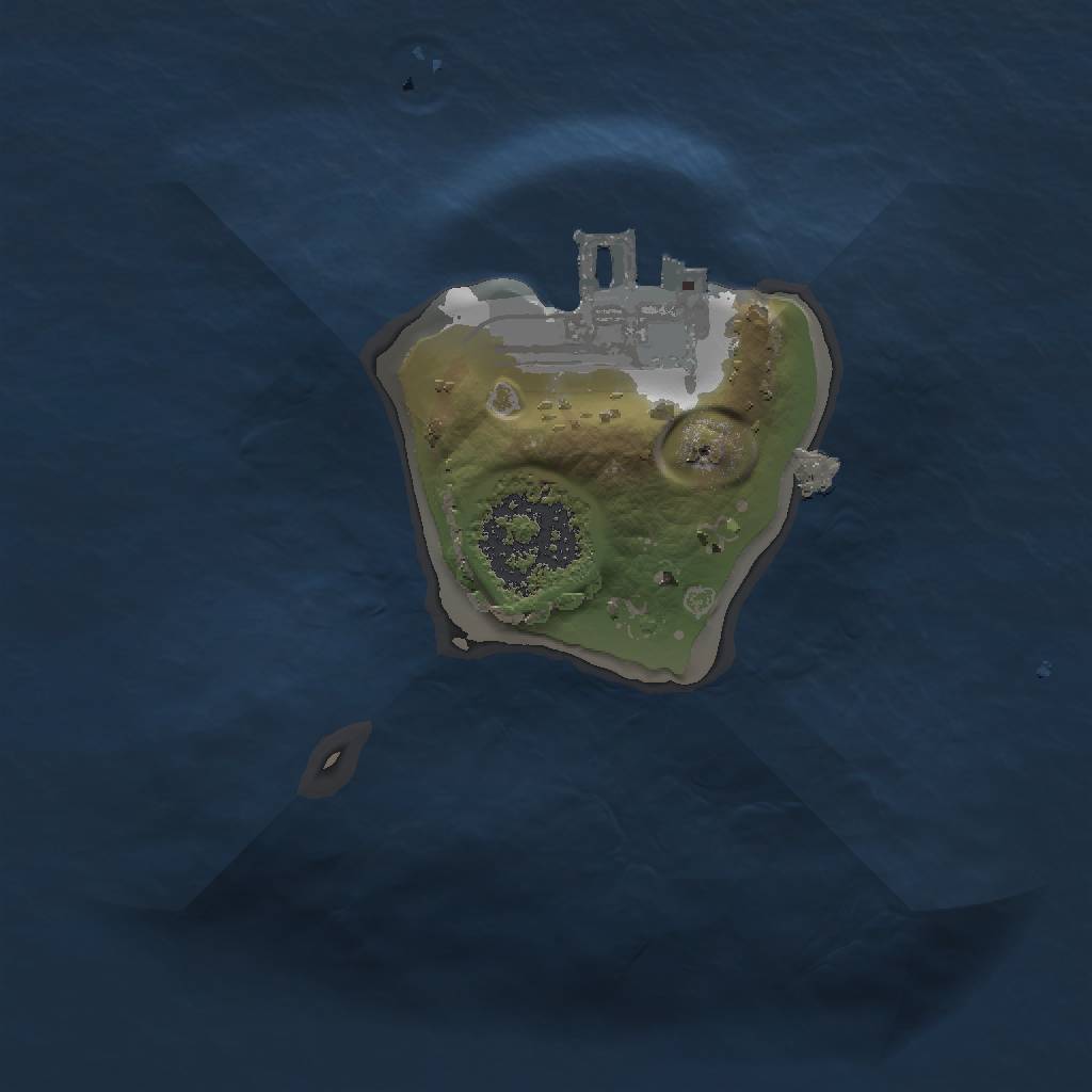 Rust Map: Procedural Map, Size: 1100, Seed: 112, 4 Monuments