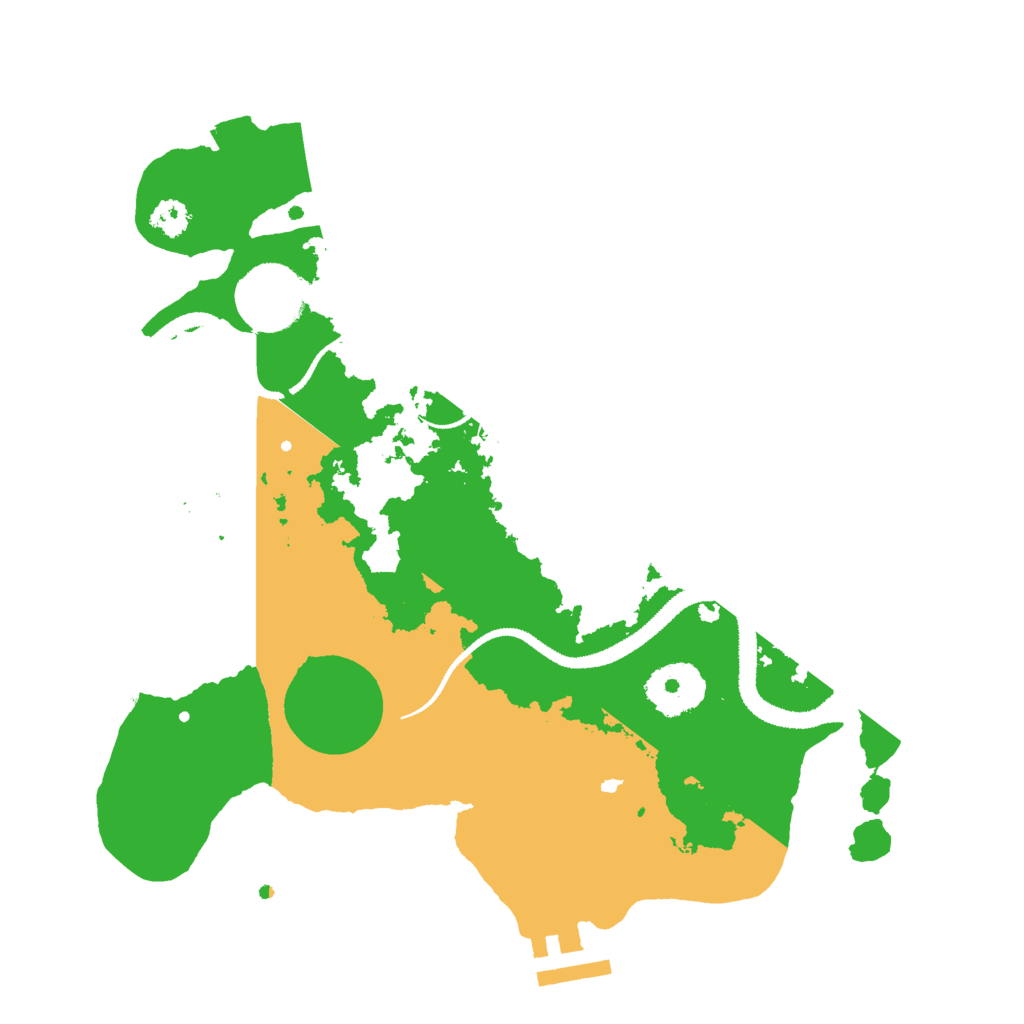 Biome Rust Map: Procedural Map, Size: 2800, Seed: 910166913
