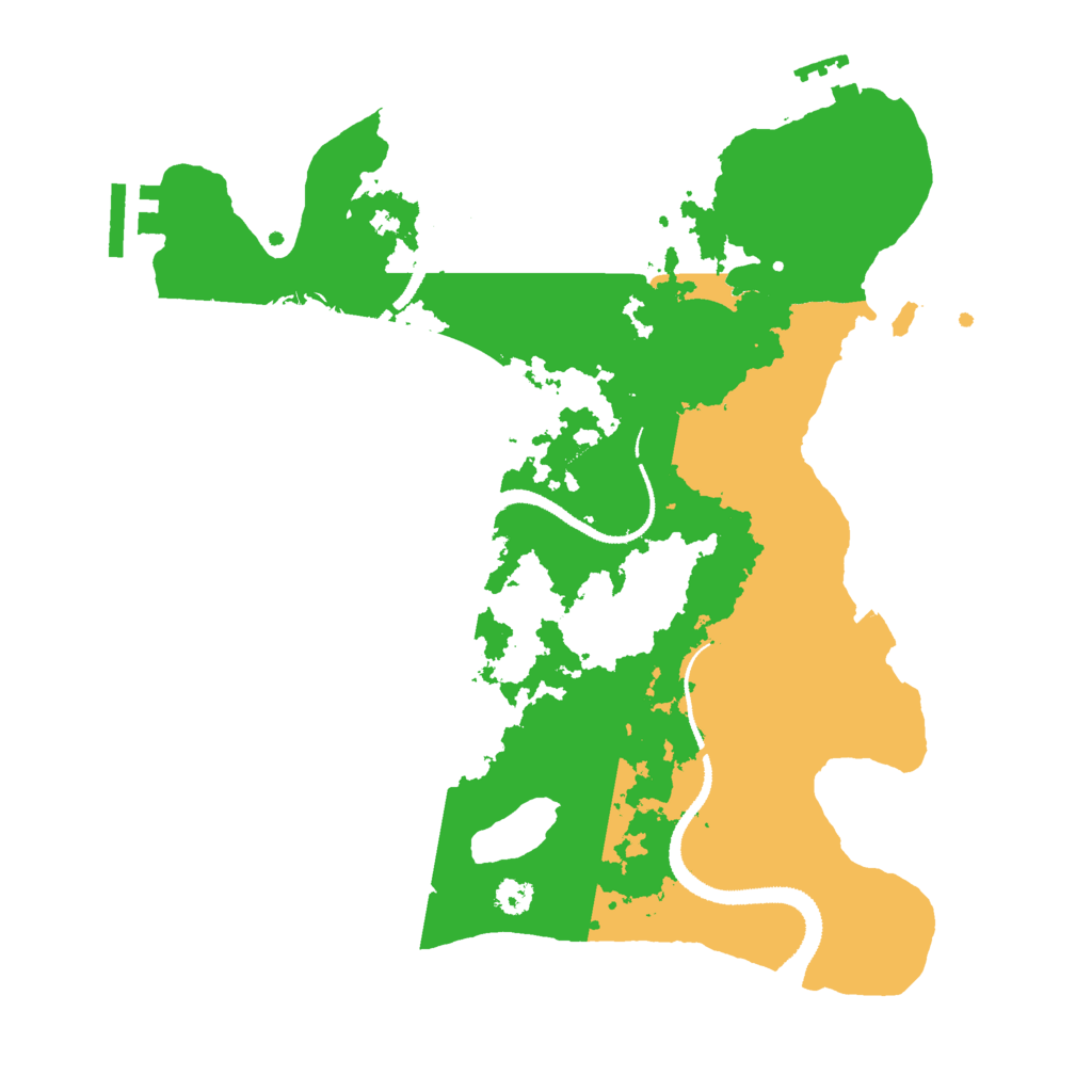 Biome Rust Map: Procedural Map, Size: 3000, Seed: 969521704