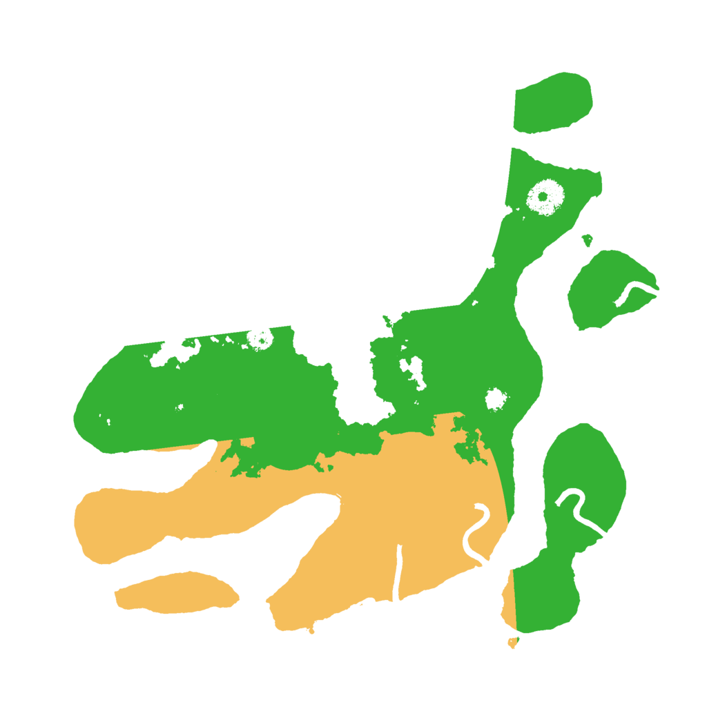 Biome Rust Map: Procedural Map, Size: 3000, Seed: 345507