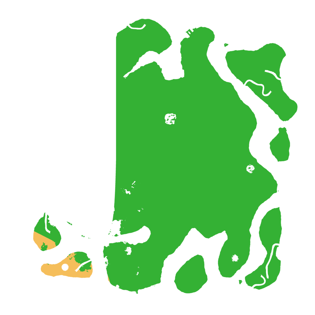 Biome Rust Map: Procedural Map, Size: 4000, Seed: 19855