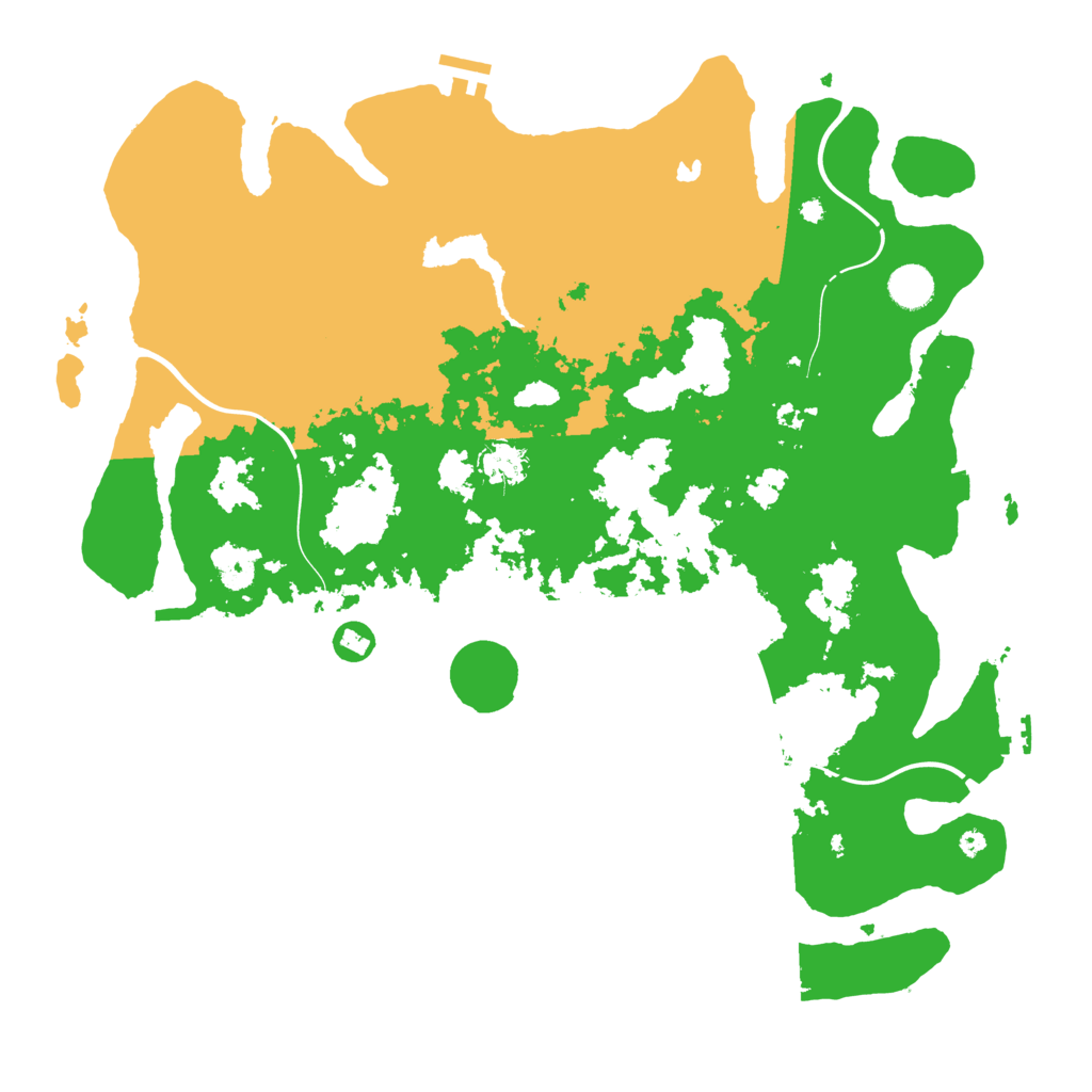 Biome Rust Map: Procedural Map, Size: 4250, Seed: 1398532507