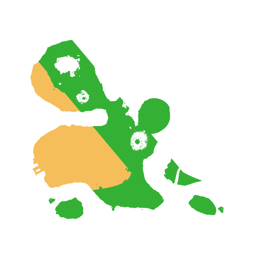 Biome Rust Map: Procedural Map, Size: 2200, Seed: 1234567890