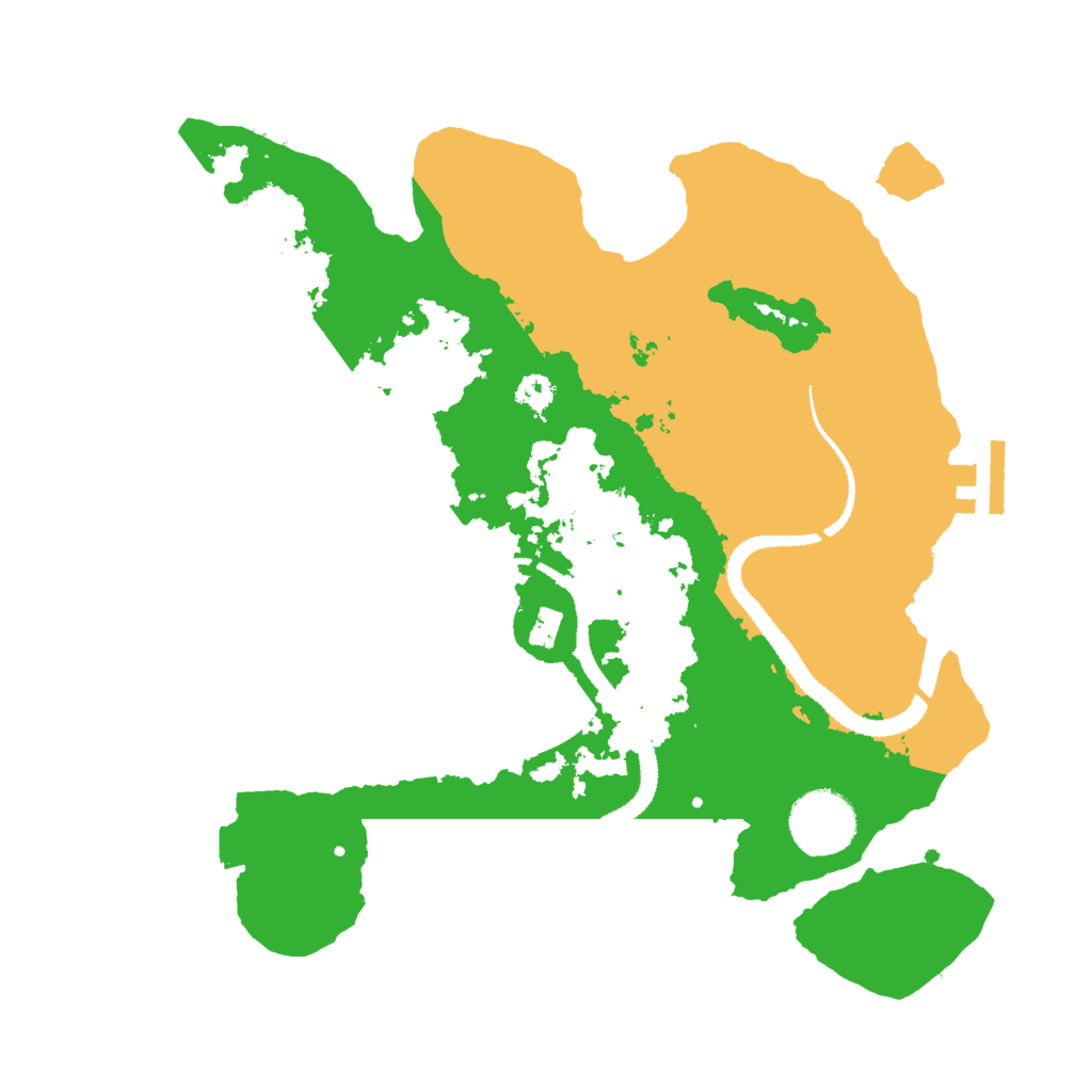 Biome Rust Map: Procedural Map, Size: 3000, Seed: 252805