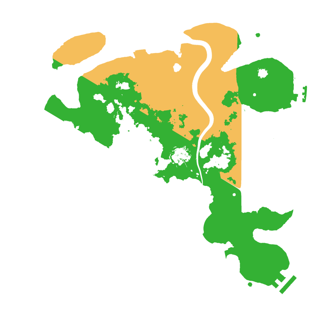 Biome Rust Map: Procedural Map, Size: 3000, Seed: 114884875