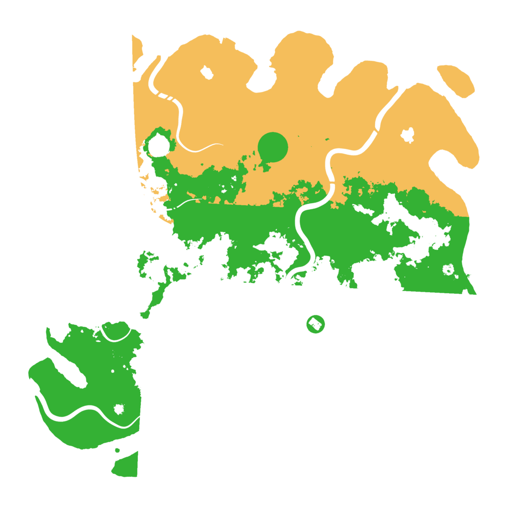 Biome Rust Map: Procedural Map, Size: 4500, Seed: 684324651