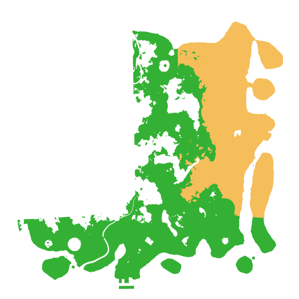 Biome Rust Map: Procedural Map, Size: 4000, Seed: 33185575