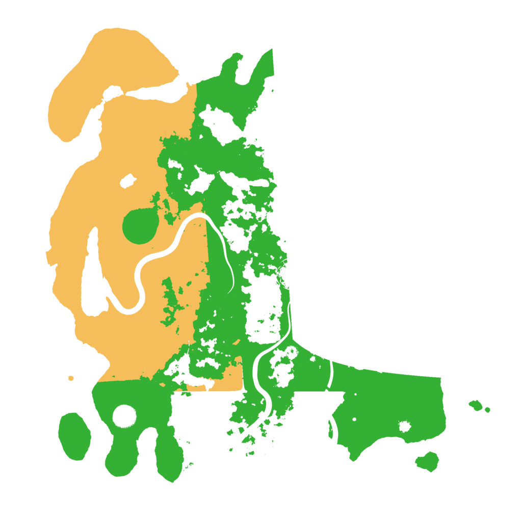 Biome Rust Map: Procedural Map, Size: 4000, Seed: 5064