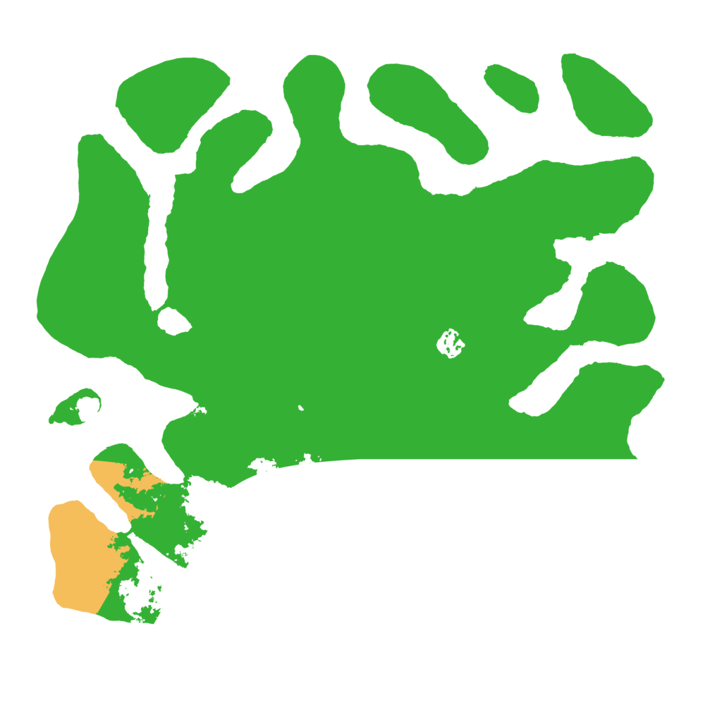 Biome Rust Map: Barren, Size: 4000, Seed: 3061