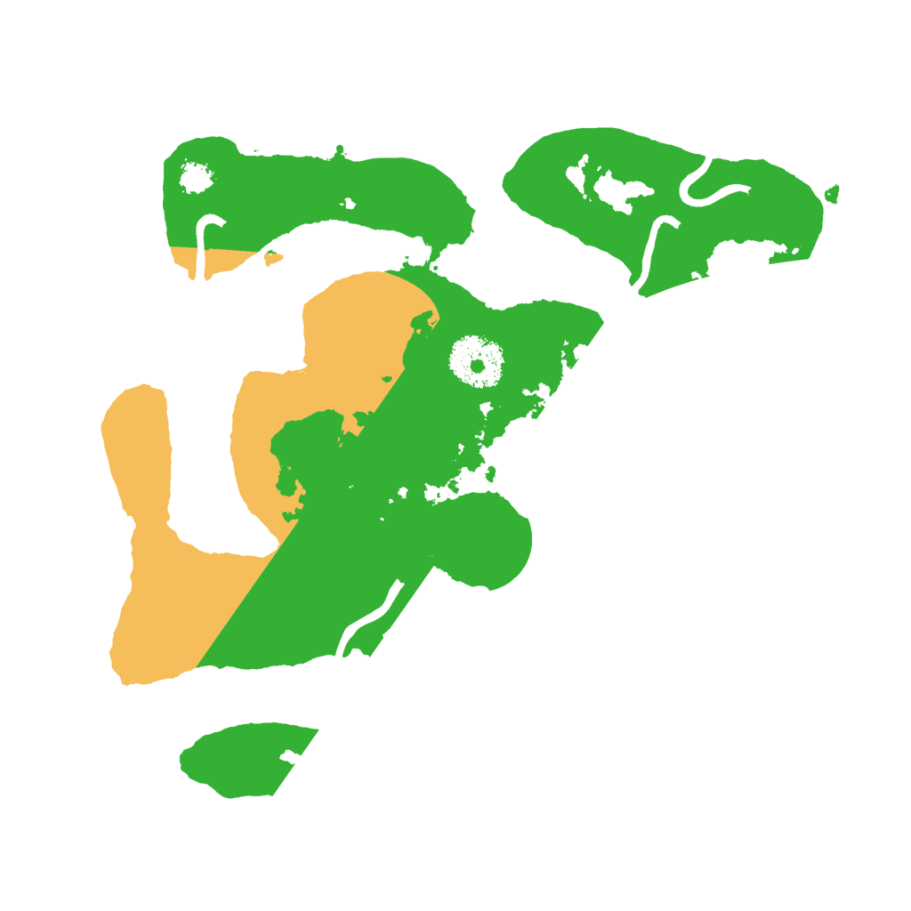 Biome Rust Map: Procedural Map, Size: 2600, Seed: 593560672