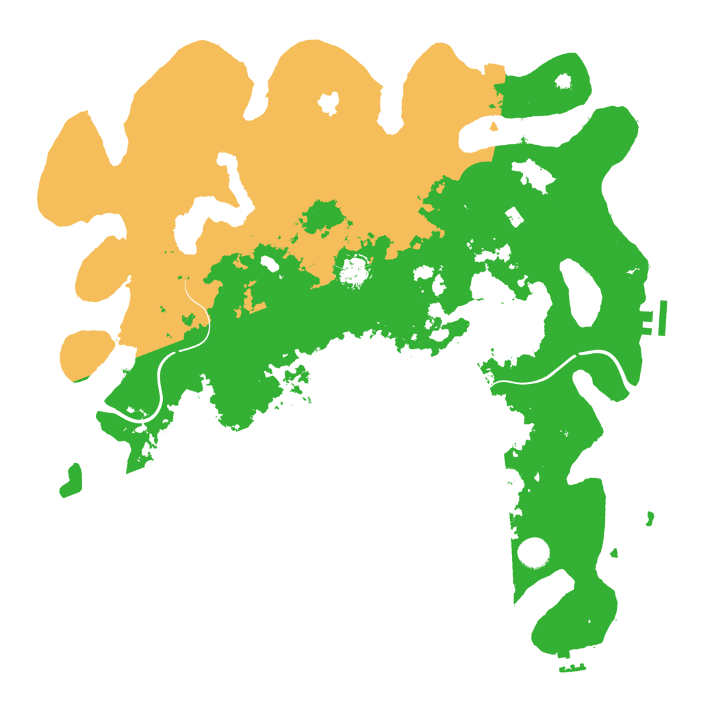 Biome Rust Map: Procedural Map, Size: 4000, Seed: 1002005