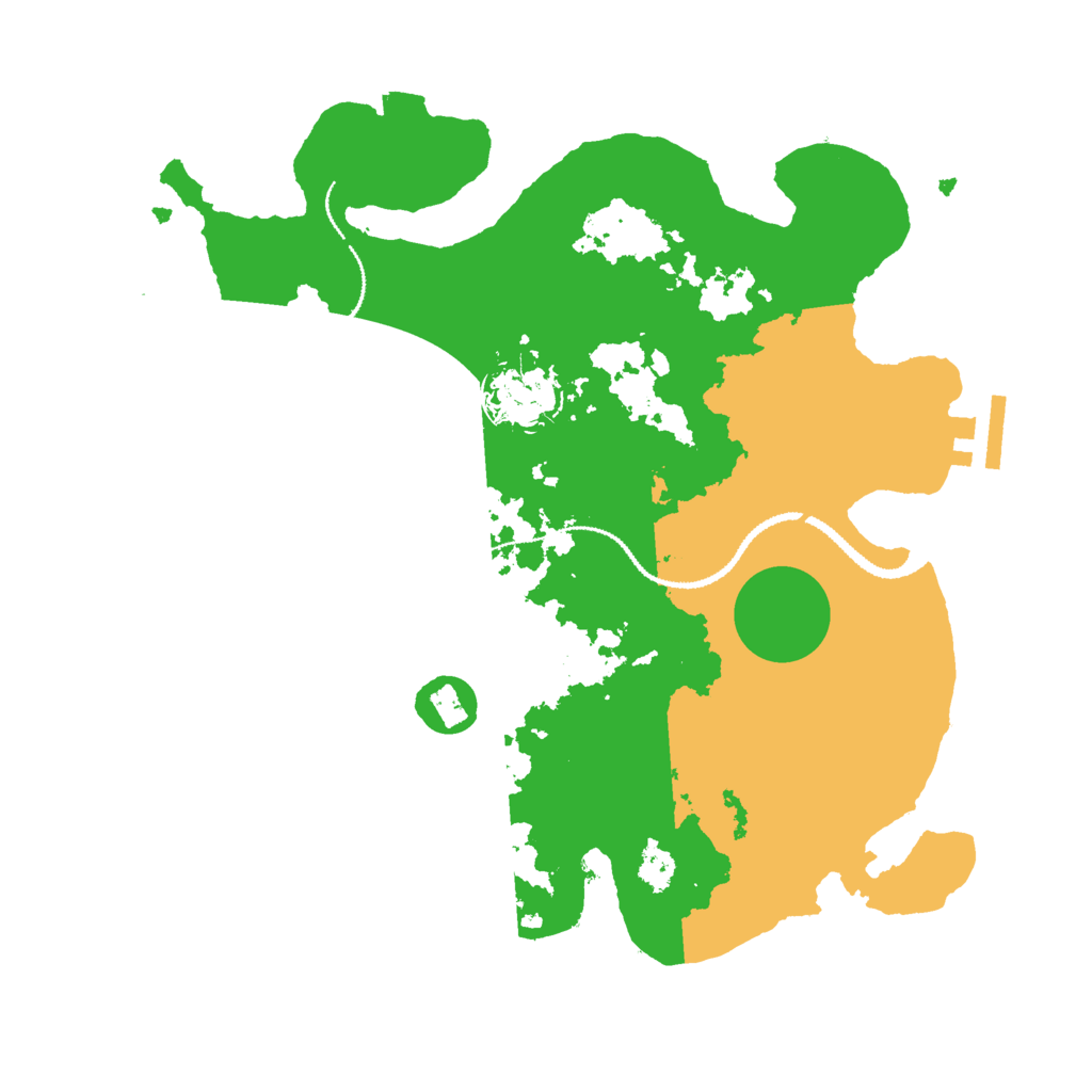 Biome Rust Map: Procedural Map, Size: 3000, Seed: 519693412