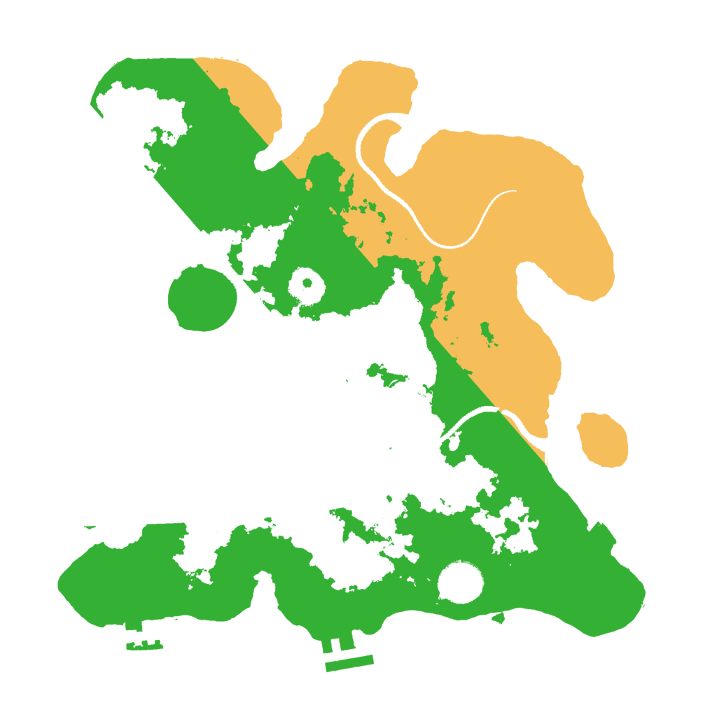 Biome Rust Map: Procedural Map, Size: 3000, Seed: 815570604