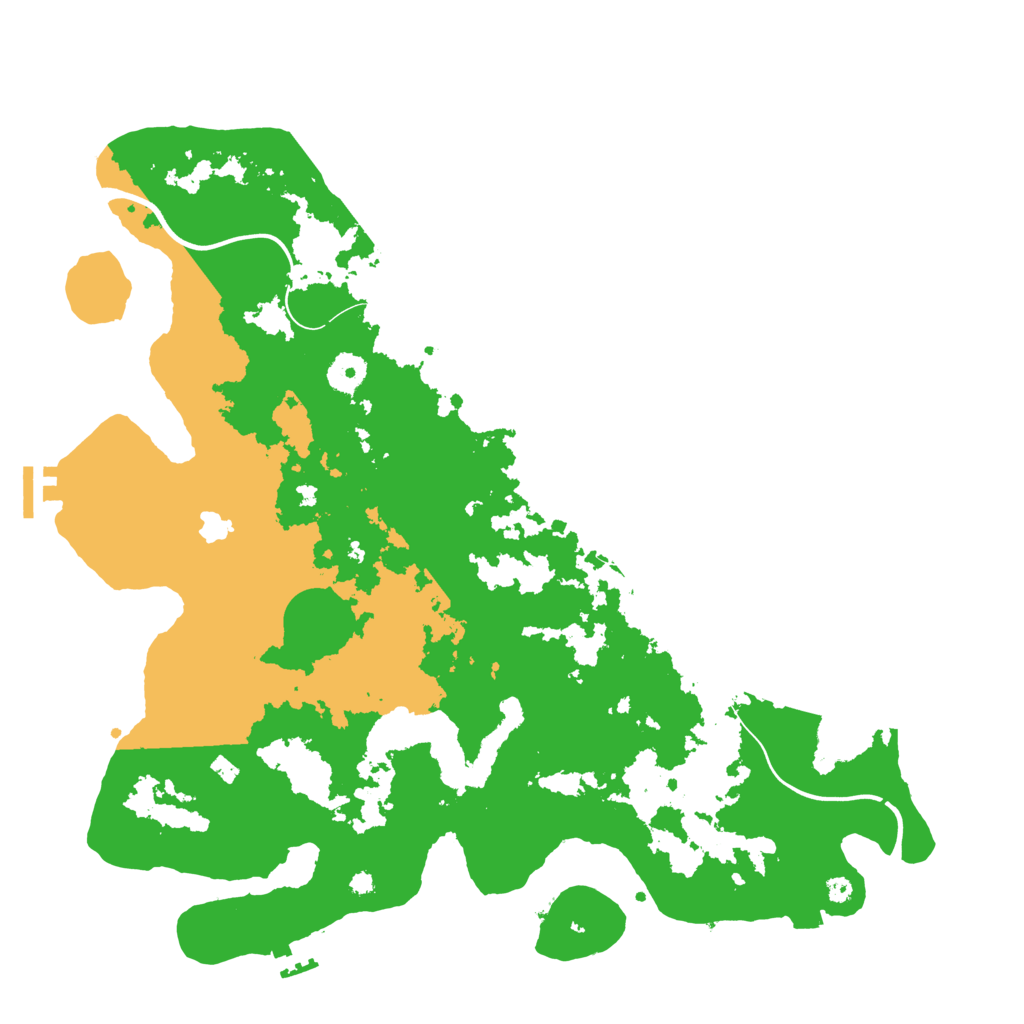 Biome Rust Map: Procedural Map, Size: 4000, Seed: 456278