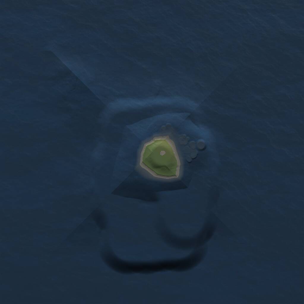 Rust Map: Procedural Map, Size: 1000, Seed: 1620677059, 1 Monuments