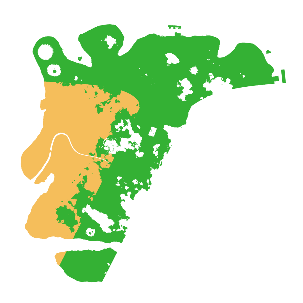 Biome Rust Map: Procedural Map, Size: 3500, Seed: 785418988
