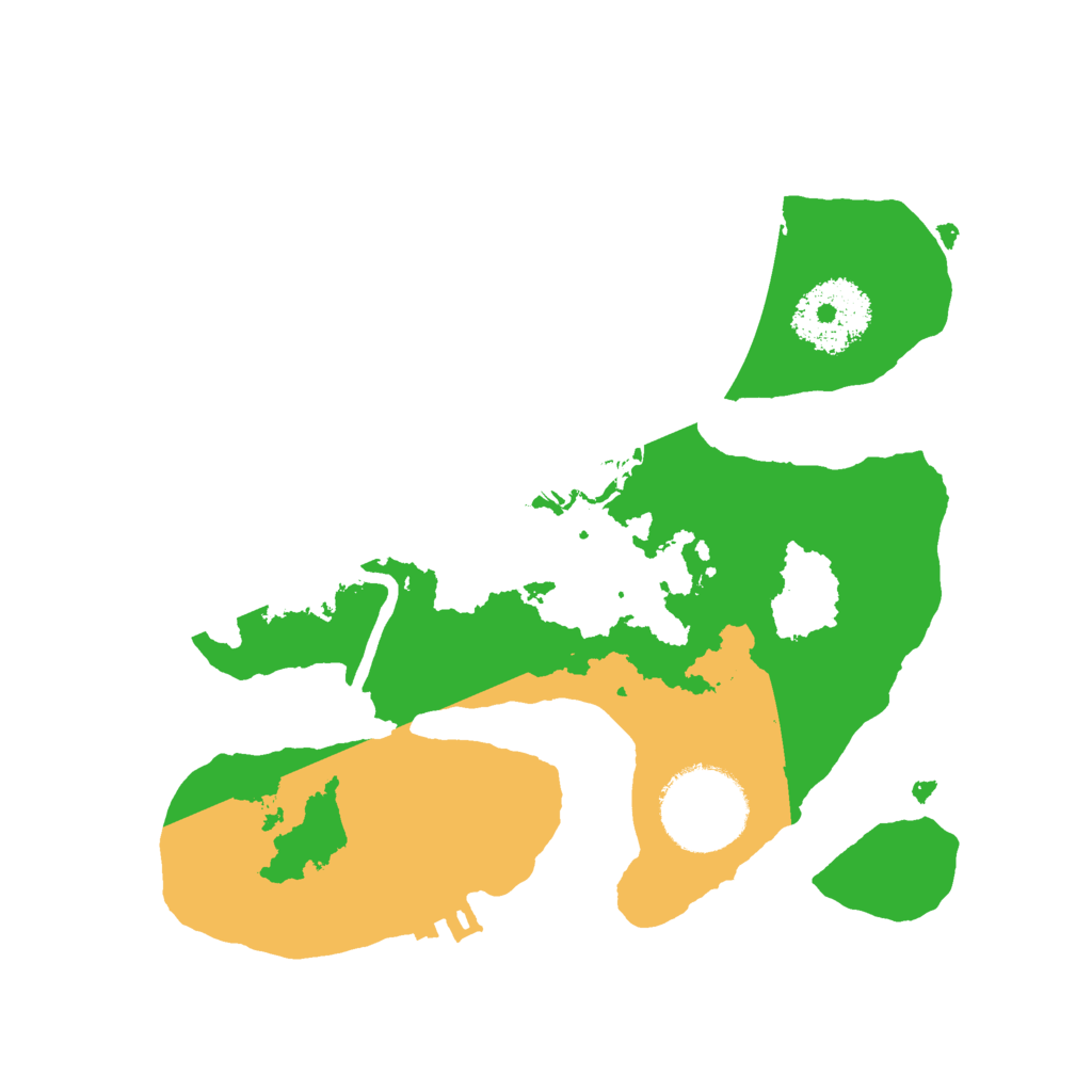 Biome Rust Map: Procedural Map, Size: 2250, Seed: 2021