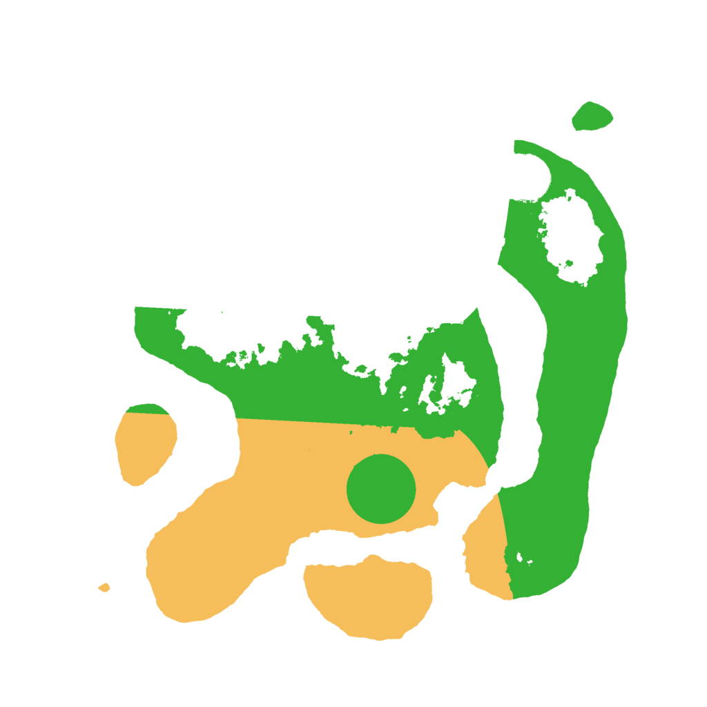 Biome Rust Map: Barren, Size: 2700, Seed: 43267