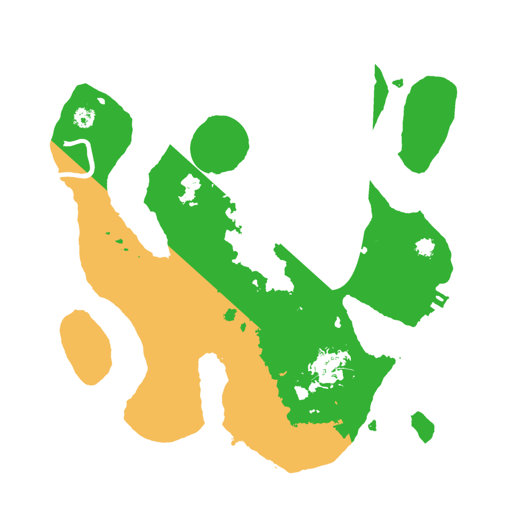 Biome Rust Map: Procedural Map, Size: 2500, Seed: 1207618877