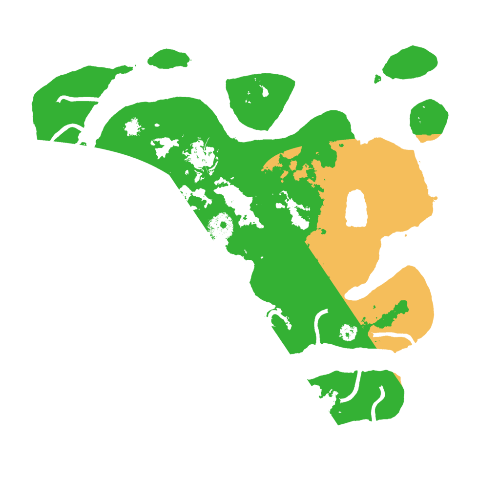 Biome Rust Map: Procedural Map, Size: 3033, Seed: 1130266588