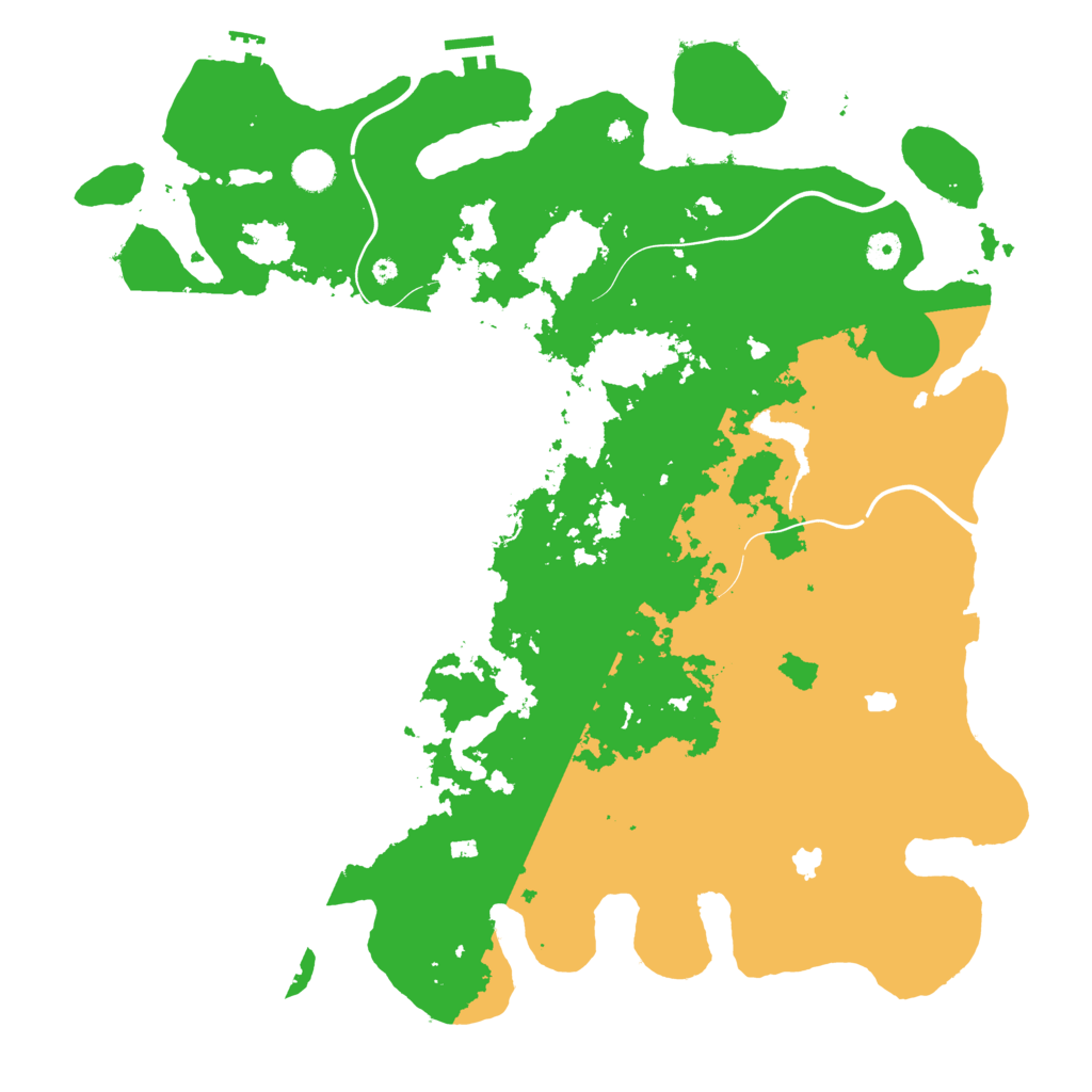 Biome Rust Map: Procedural Map, Size: 4500, Seed: 1110047008