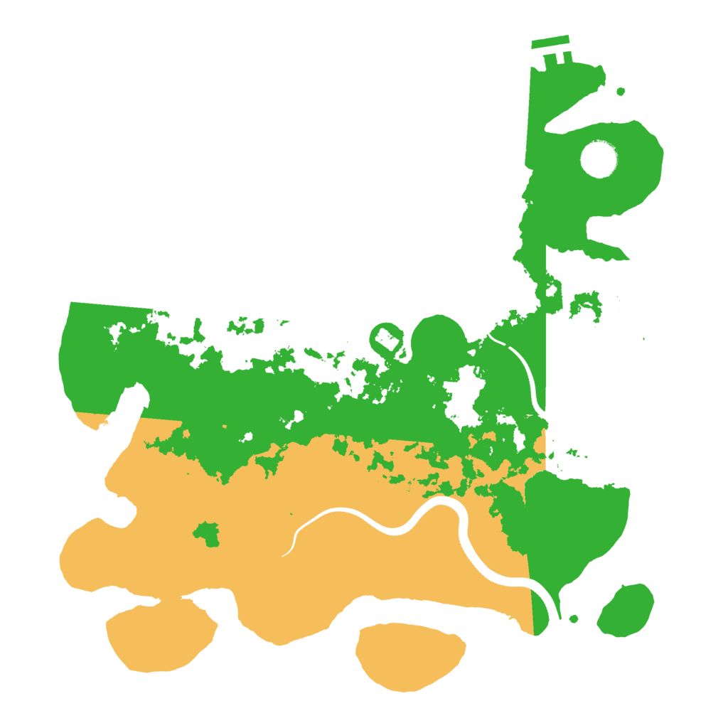 Biome Rust Map: Procedural Map, Size: 3500, Seed: 1364286712