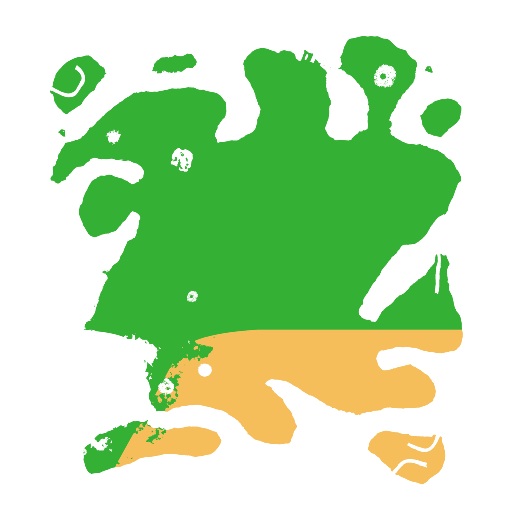 Biome Rust Map: Procedural Map, Size: 3500, Seed: 1925818301