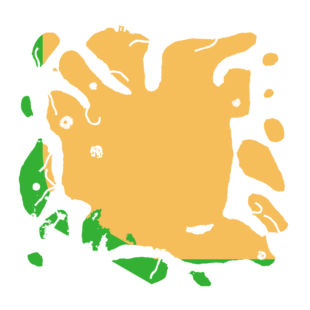 Biome Rust Map: Procedural Map, Size: 3600, Seed: 437288