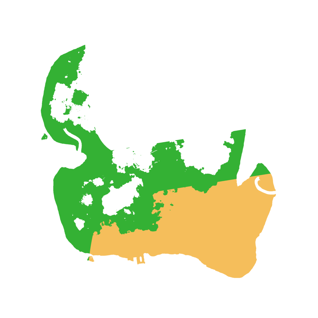 Biome Rust Map: Procedural Map, Size: 2500, Seed: 1770163903